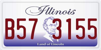 IL license plate B573155
