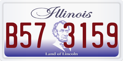 IL license plate B573159