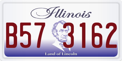 IL license plate B573162