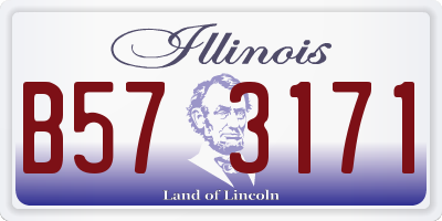 IL license plate B573171
