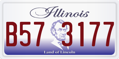 IL license plate B573177