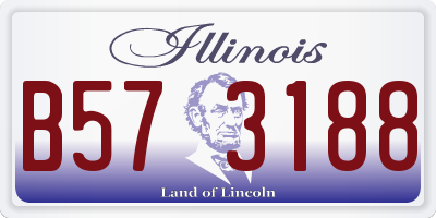 IL license plate B573188