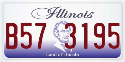 IL license plate B573195