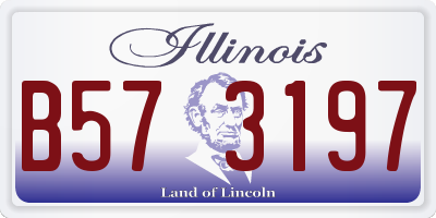 IL license plate B573197