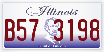 IL license plate B573198
