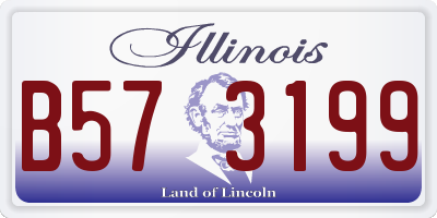 IL license plate B573199