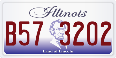 IL license plate B573202