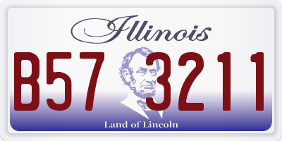 IL license plate B573211