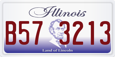 IL license plate B573213
