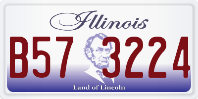 IL license plate B573224