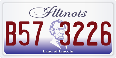 IL license plate B573226