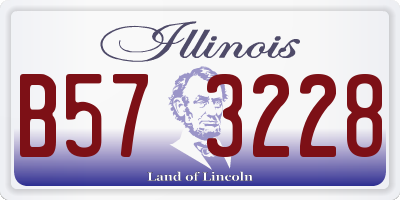 IL license plate B573228