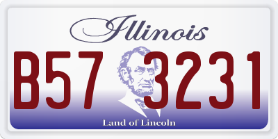 IL license plate B573231