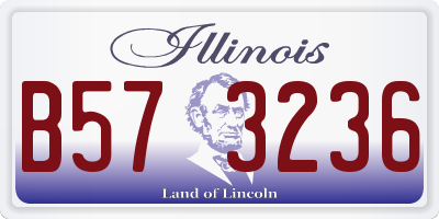 IL license plate B573236