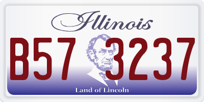 IL license plate B573237