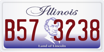 IL license plate B573238