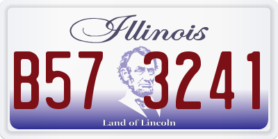 IL license plate B573241