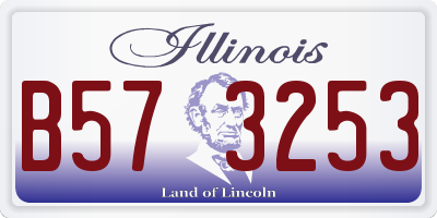 IL license plate B573253