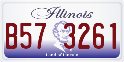 IL license plate B573261