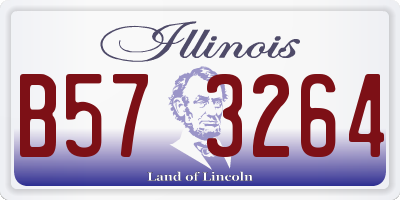 IL license plate B573264