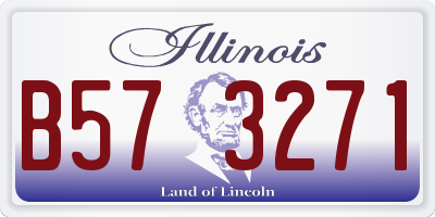 IL license plate B573271