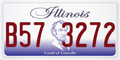 IL license plate B573272
