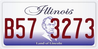 IL license plate B573273