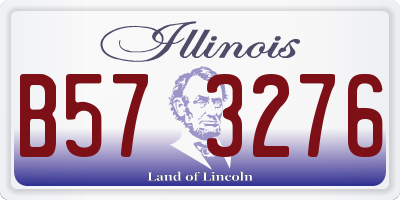 IL license plate B573276