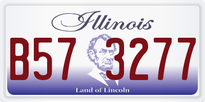 IL license plate B573277