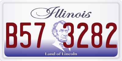 IL license plate B573282