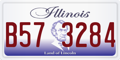 IL license plate B573284