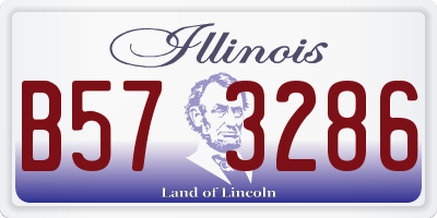 IL license plate B573286