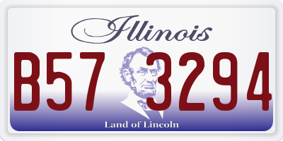 IL license plate B573294