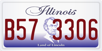 IL license plate B573306