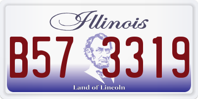 IL license plate B573319