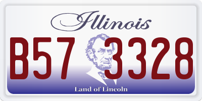 IL license plate B573328