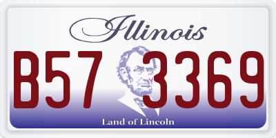 IL license plate B573369