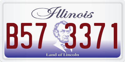 IL license plate B573371