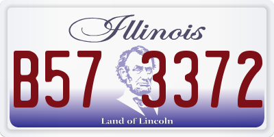 IL license plate B573372