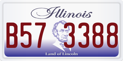 IL license plate B573388