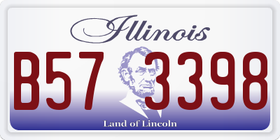 IL license plate B573398