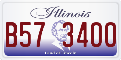IL license plate B573400