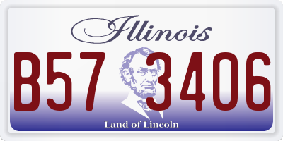 IL license plate B573406