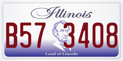 IL license plate B573408