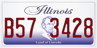 IL license plate B573428