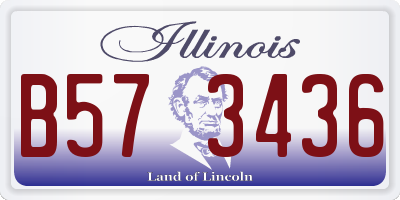 IL license plate B573436