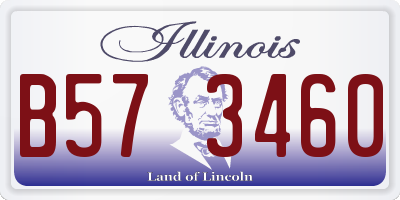 IL license plate B573460