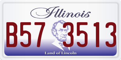 IL license plate B573513