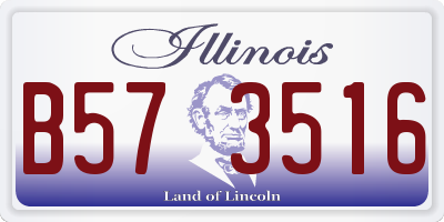IL license plate B573516