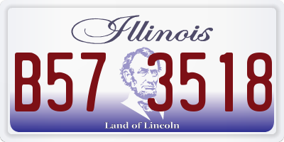 IL license plate B573518